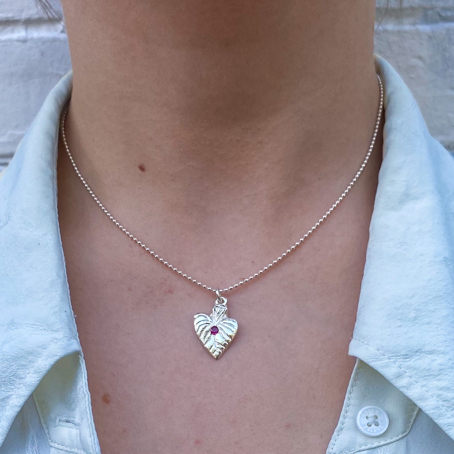 Lines Heart Pendant