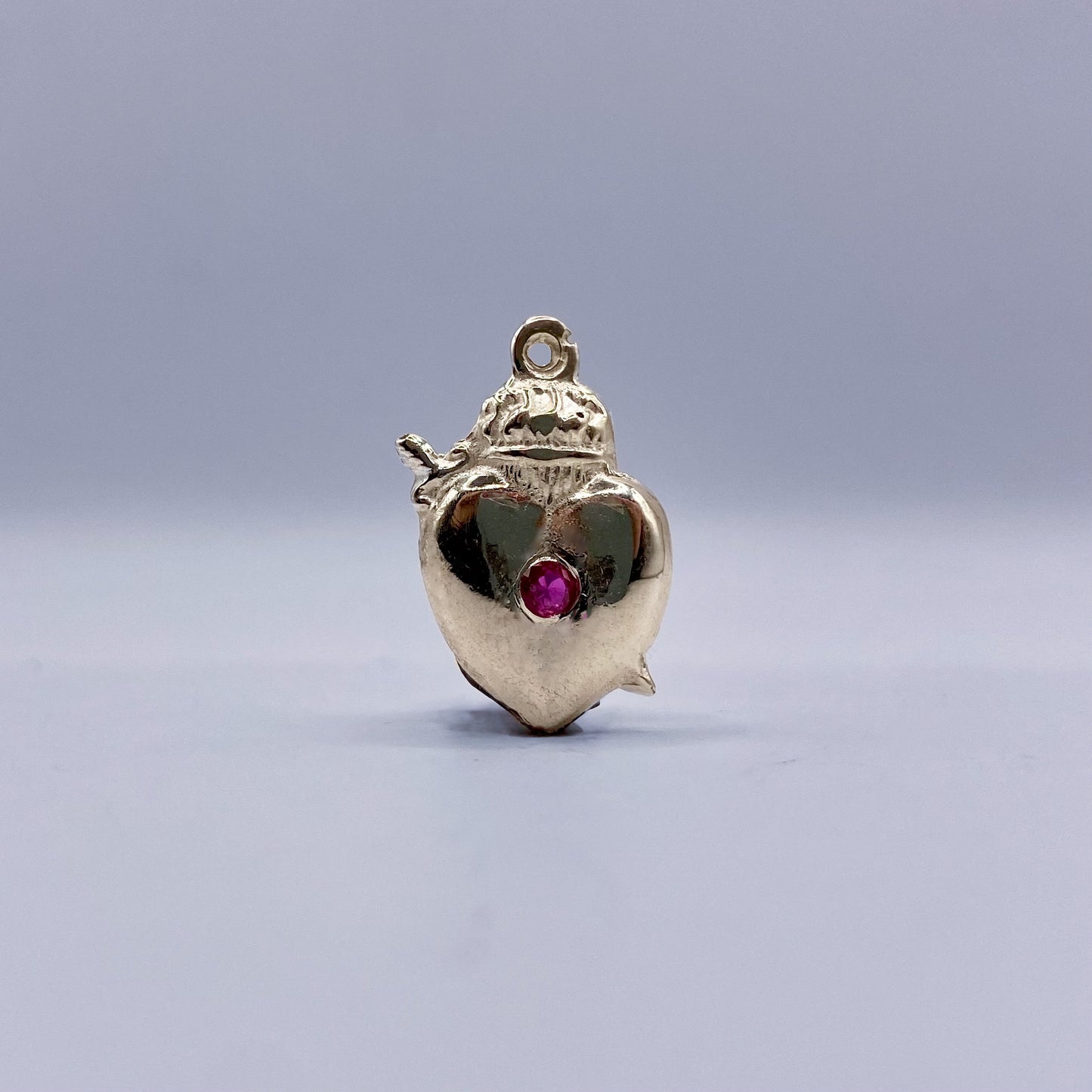 Crown Heart Pendant