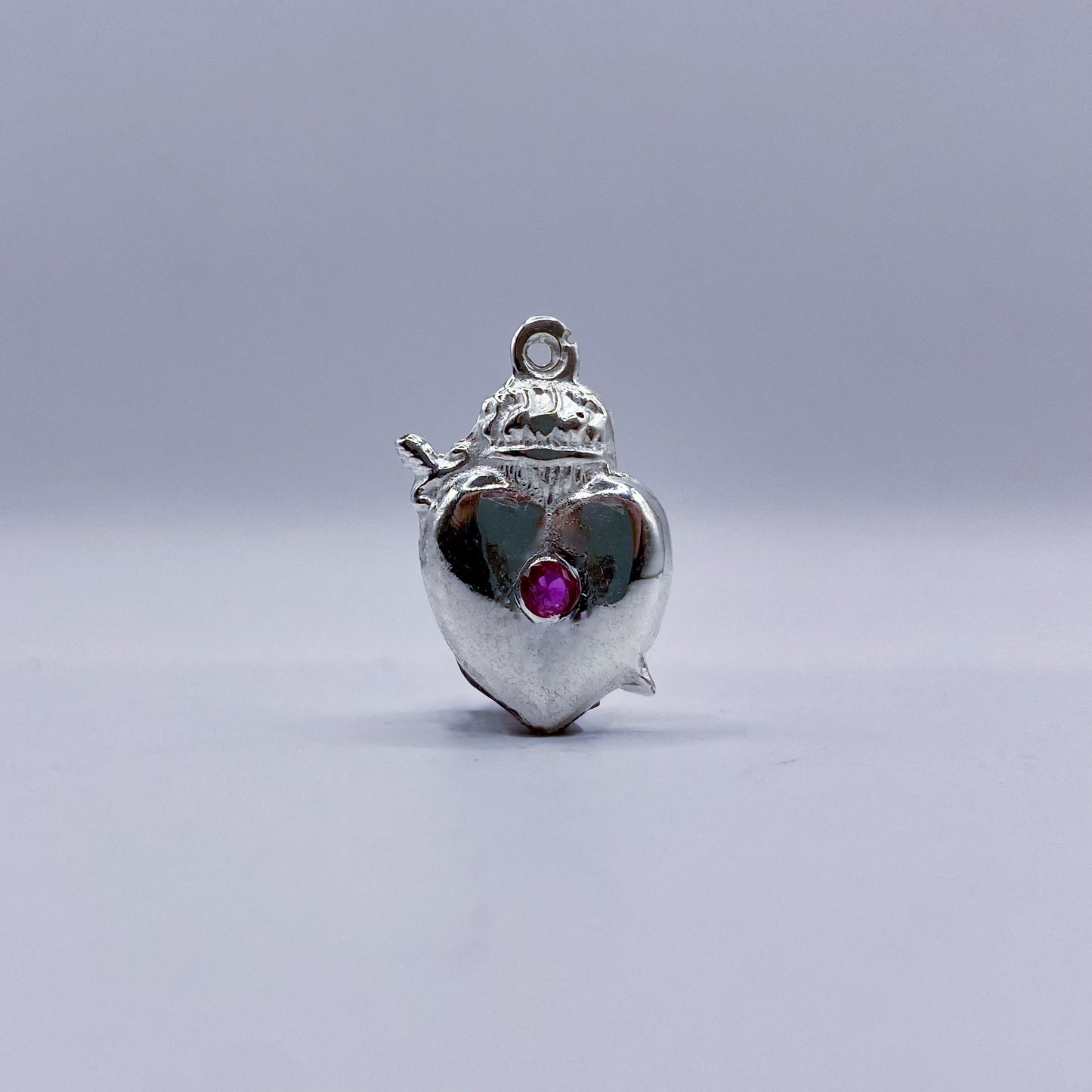 Crown Heart Pendant
