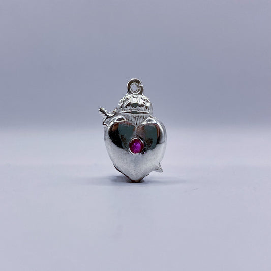 Crown Heart Pendant