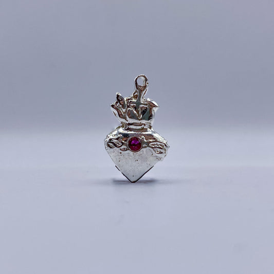 Flaming Heart Pendant